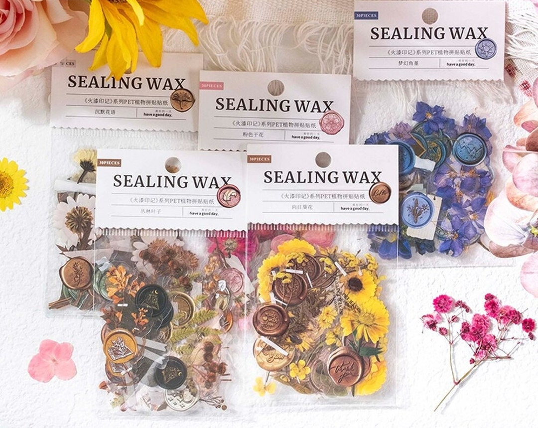 30 Pcs/pack Sealing Wax Stickers 8 Designs Etsy