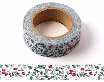 Red Berry Washi Tape | 15 mm X 10 m