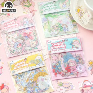 30 Pcs/Pack Gold Foil Lovely Everyday Series Stickers (4 Designs)