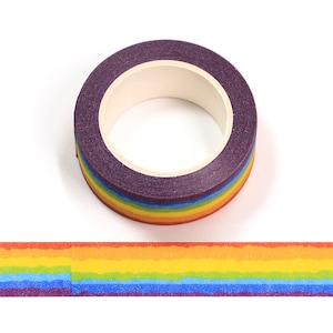 Washi adhésif arc-en-ciel scintillant | 15 mm x 5 m