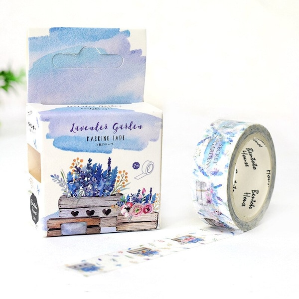 Lavender Garden Washi Tape | 15 mm X 7 m