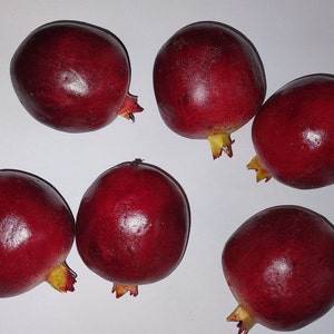 DELICIOUS looking pomegranates, artificial