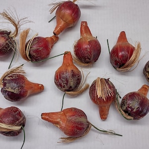 12 Large artificial flower bulbs 60351