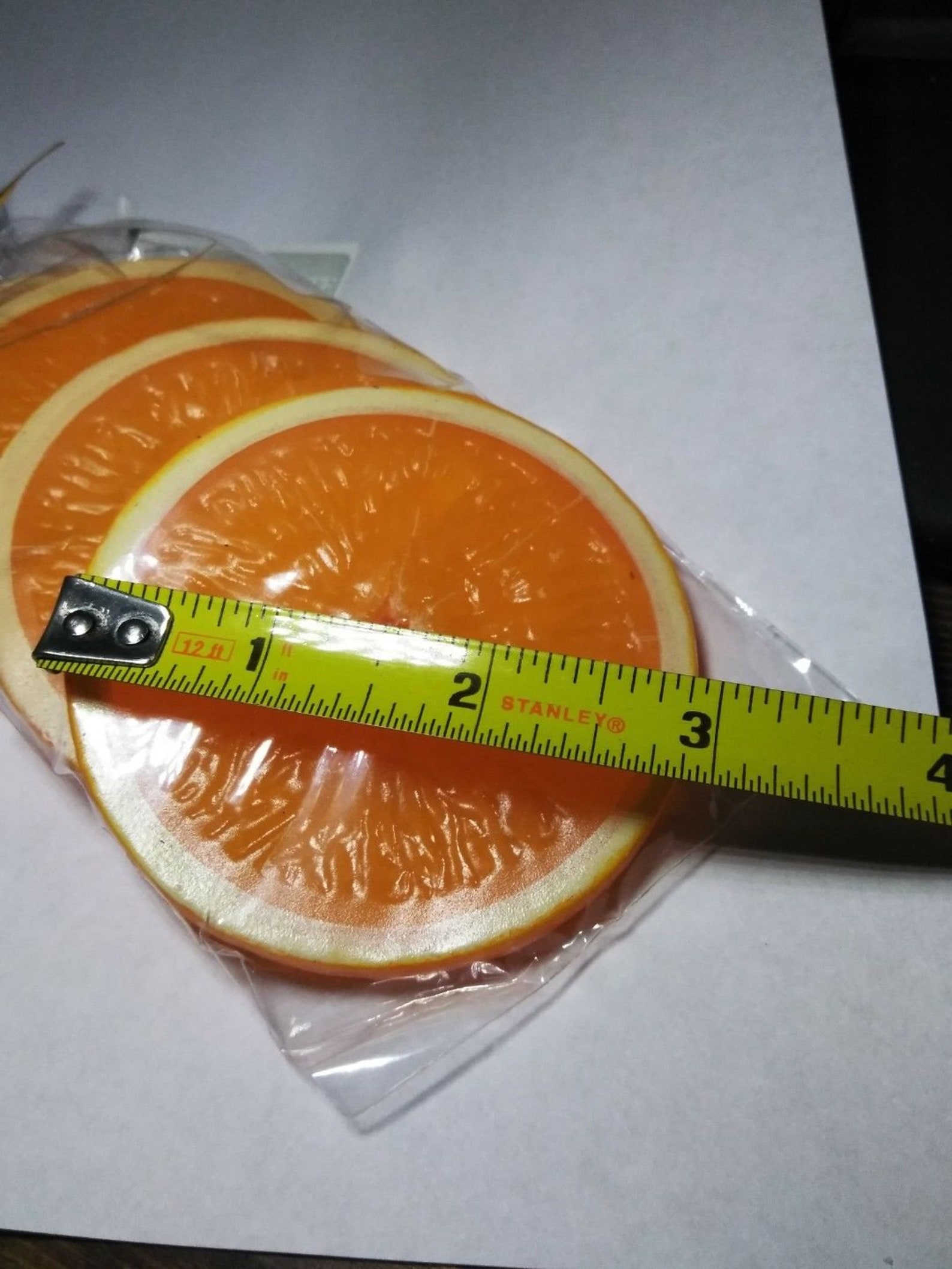 Artificial Orange Slices Fake foods Vegetables staging foods Etsy