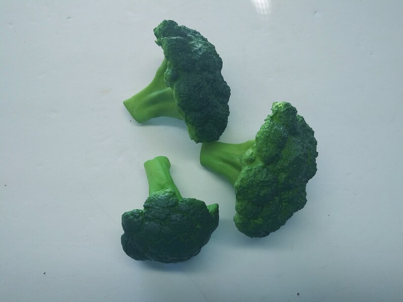 Artificial Broccoli Fruits Fake Foods Etsy