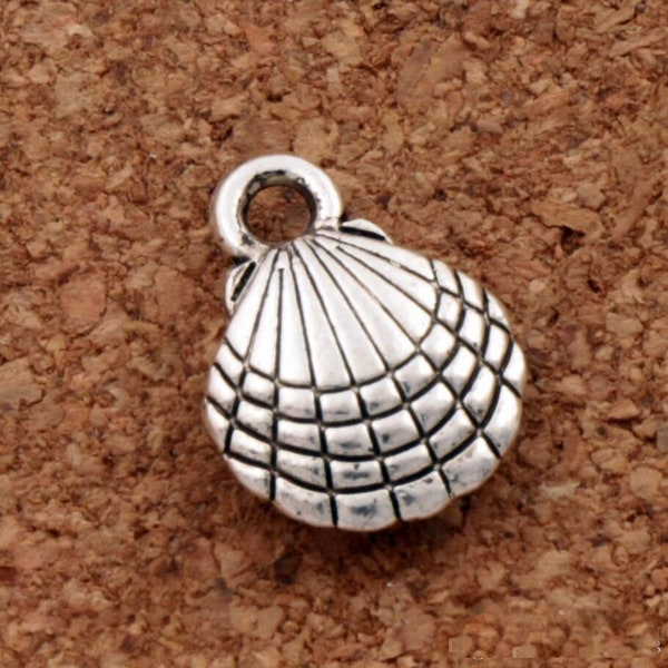 Clam Shell Charms Etsy