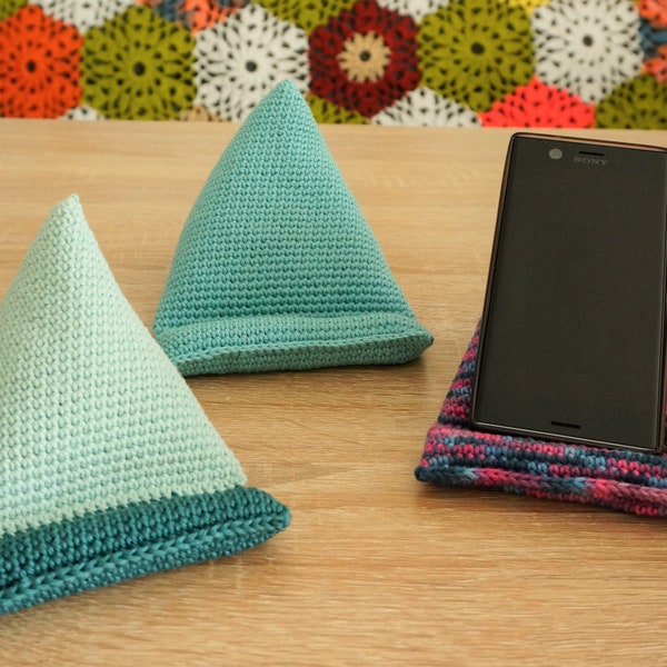 PATTERN - Crochet mobile phone stand / Crochet phone stand tutorial / PDF file tutorial / Mobile stand pattern