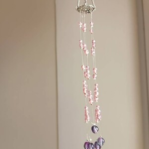 Suncatcher - small format - purple mauve tones | Mobile | Decoration