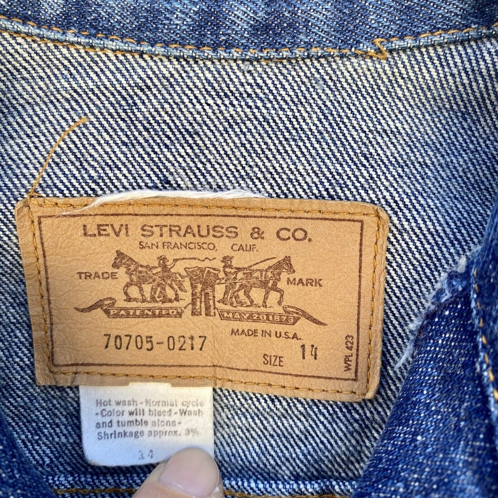 levi's 605 orange tab