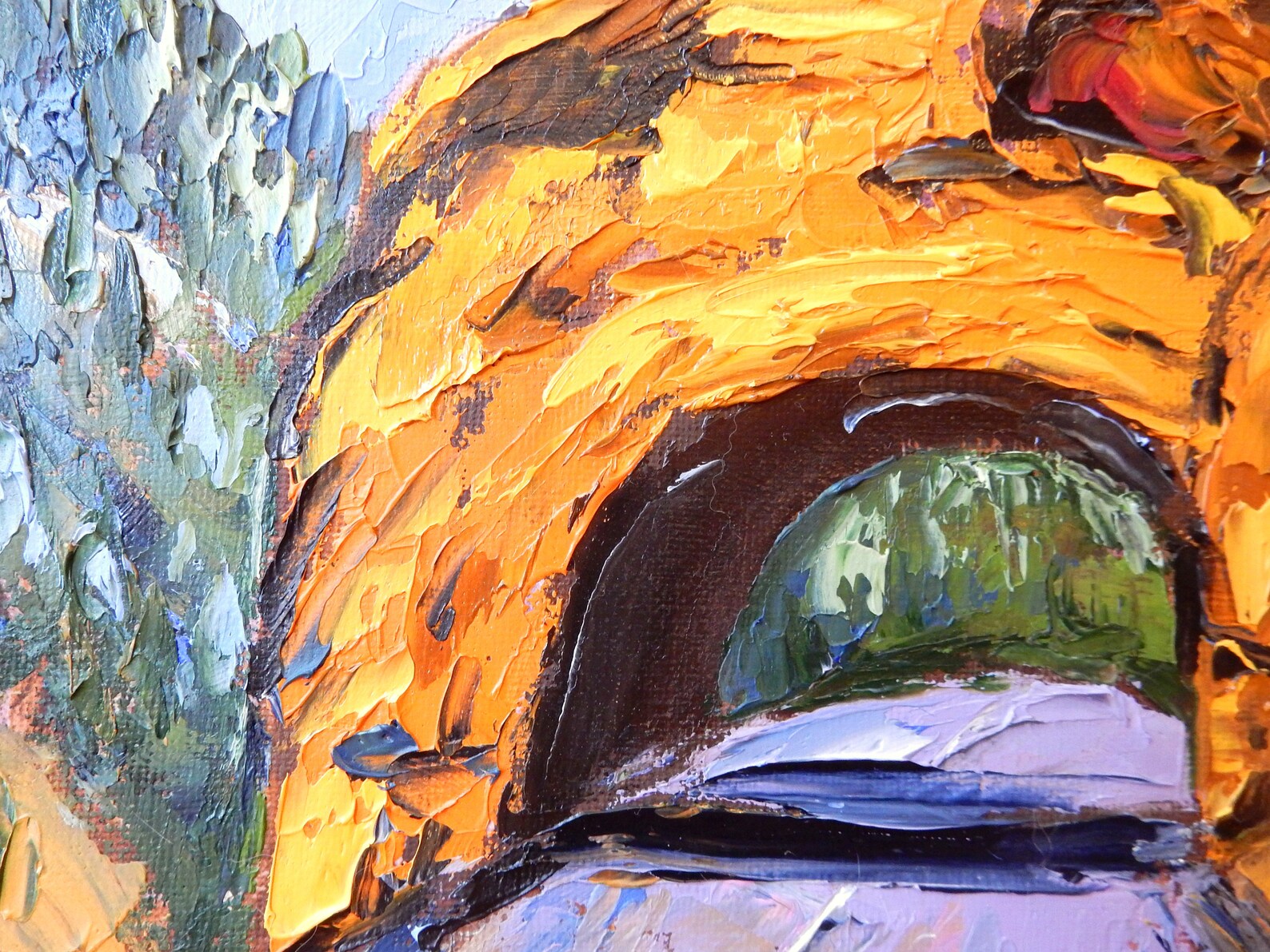 Arches National Park Painting Original Art Rocky Mountains Etsy