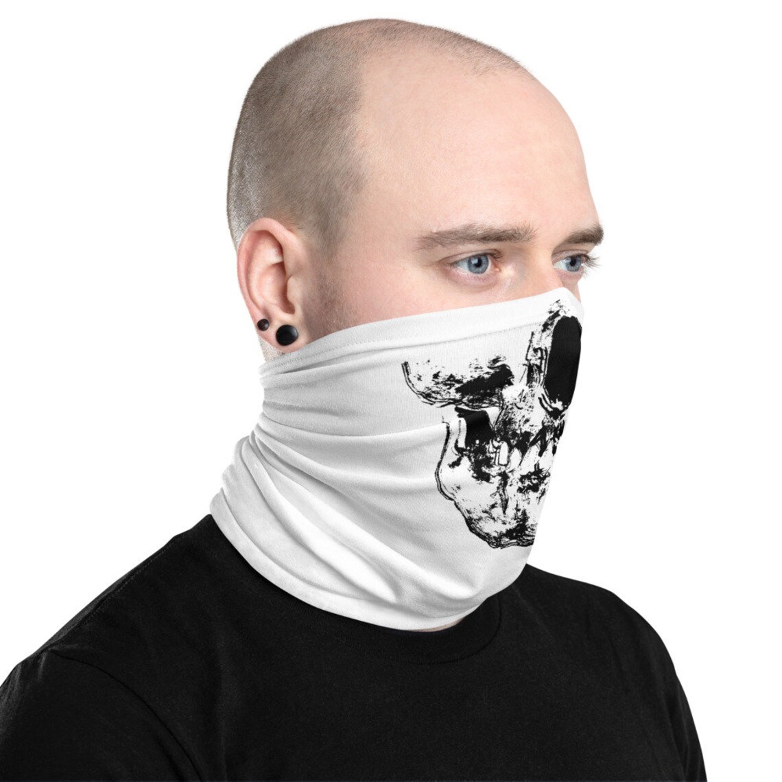 Neck Gaiter Skull neck gaiter design scarf face skeleton Etsy