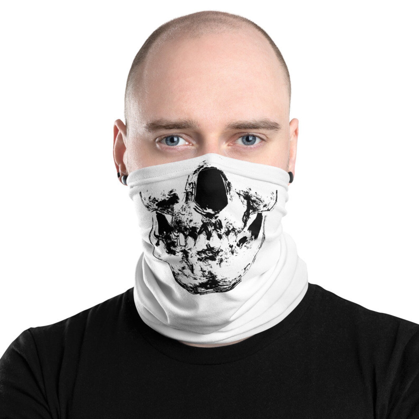 Neck Gaiter Skull neck gaiter design scarf face skeleton Etsy