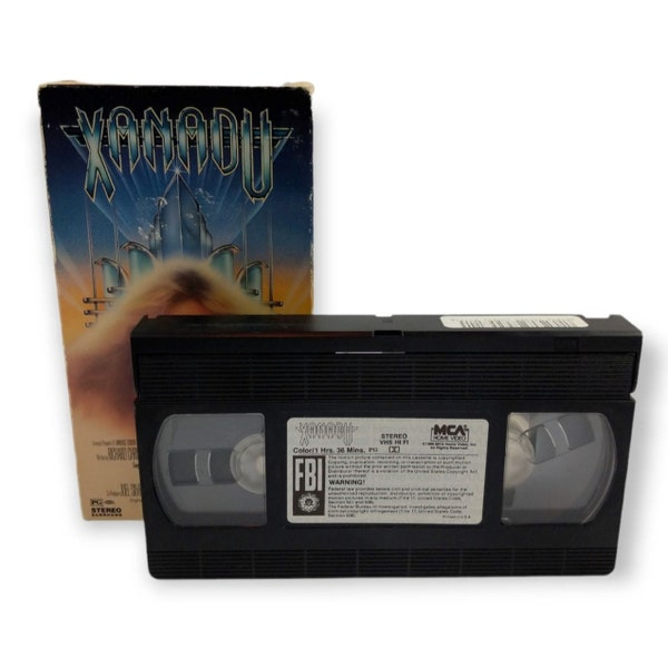 Xanadu VHS, 1997 Musical Fantasy Olivia Newton John and Gene Kelly