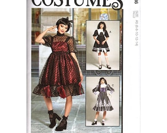 McCalls M8336 Misses 6 to 14 Gothic Victorian Dress Costume Uncut Sewing Pattern