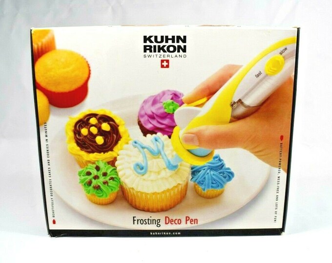Kuhn Rikon Frosting Deco Pen Battery Powered Icing Cake Decorating Set COMPLETE