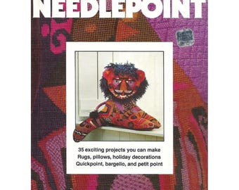 Better Homes and Gardens Needlepoint Hardcover 35 Craft Projects 1978 Vintage