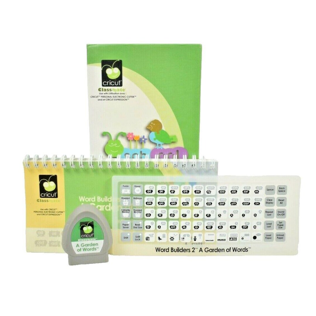 Provo Craft Classmate Word Builders 2 A Garden of Words for Cricut ...