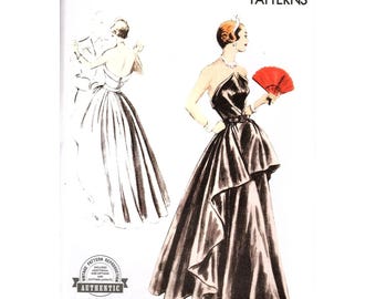 Vogue V1963 Misses 14 to 22 Vintage Reissue Evening Dress Uncut Sewing Pattern