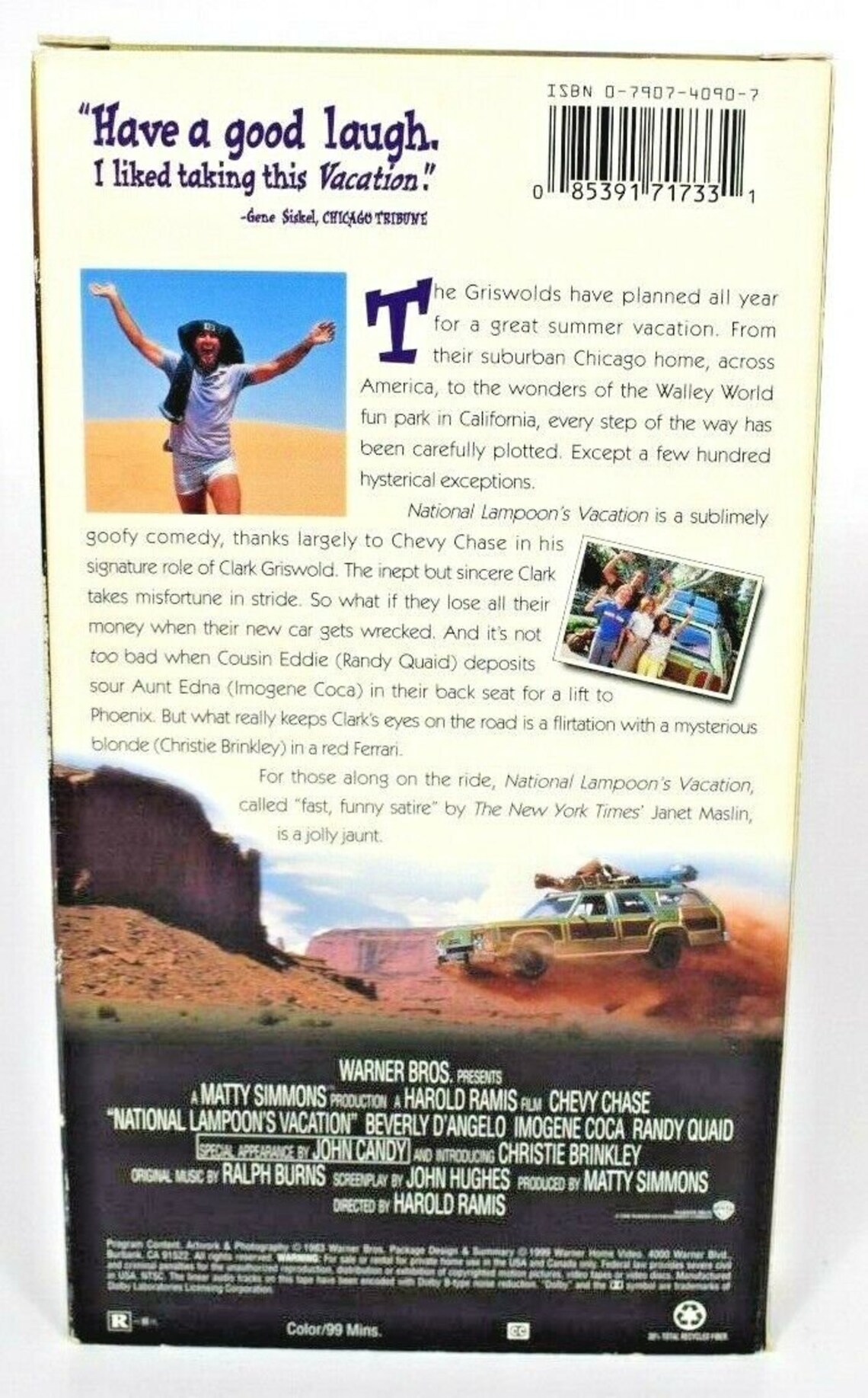 National Lampoon's Vacation VHS 1999 Chevy Chase Etsy