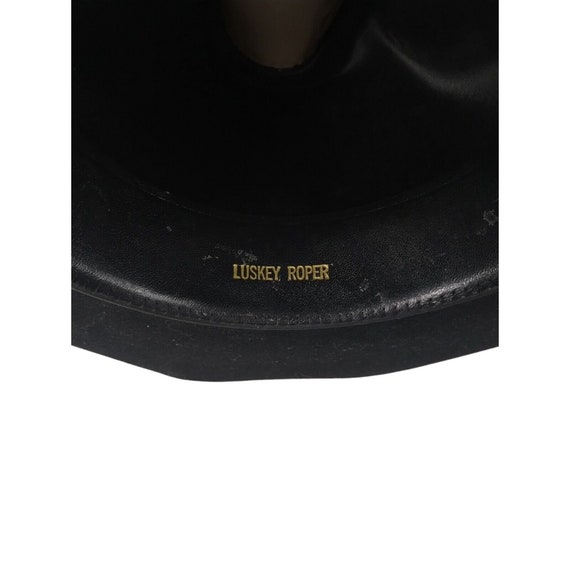 Vintage Luskey’s Roper Size 7.25 Black Supreme Ve… - image 6