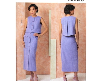 Vogue V27118 Misses 16 to 24 Top and Skirt Uncut Sewing Pattern