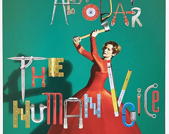 The Human Voice | Spanish Cinema, Tilda Swinton, Pedro Almodovar | 2022 original print | Japanese chirashi film flyer