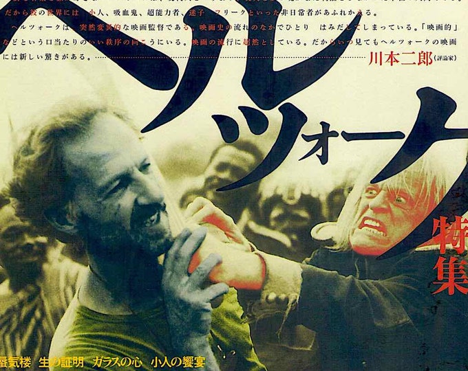 Werner Herzog Retrospective (A) | German Cinema Classics, Klaus Kinski | 2000 print | Japanese chirashi film flyer