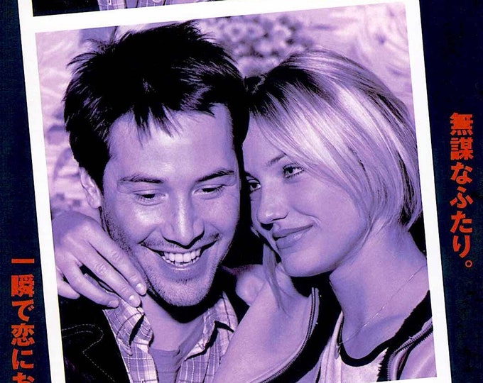 Feeling Minnesota | 90s American Cinema, Keanu Reeves, Cameron Diaz | 1997 original print | vintage Japanese chirashi film flyer