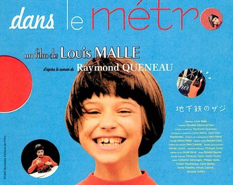 Zazie dans le metro (B) | 60s French Classic, Louis Malle | 2009 print | Japanese chirashi film flyer