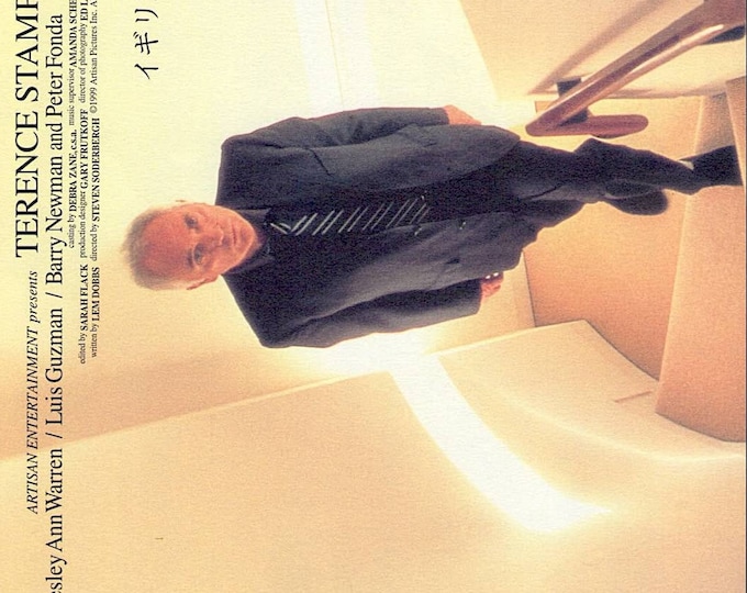 The Limey (B) | 90s Cult Classic, Terence Stamp, Steven Soderbergh | 2000 original print | Japanese chirashi film flyer