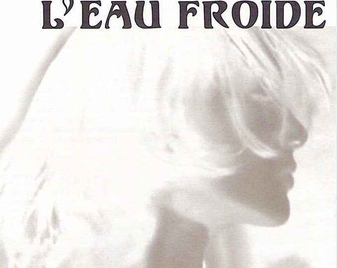 Cold Water | 90s French Cinema, Olivier Assayas, Virginie Ledoyen | 2009 print | Japanese chirashi film flyer