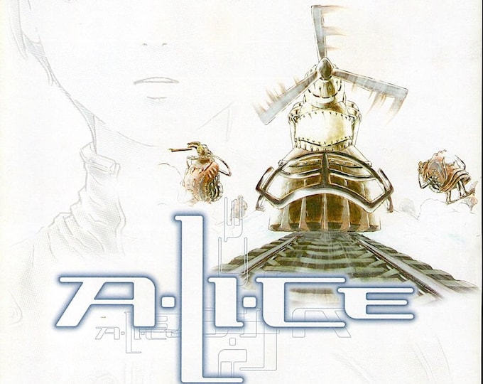 A.LI.CE | Japan CGI Animation Classic | 2000 original print | Japanese chirashi film flyer