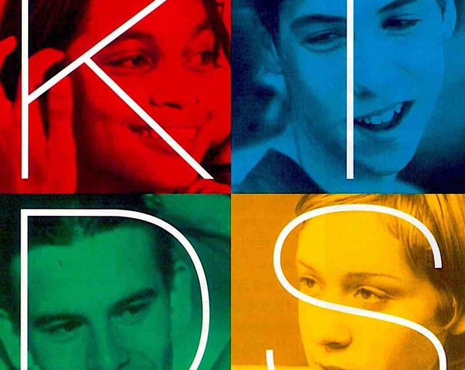 KIDS | 90s Cult Classic, Chloe Sevigny, Larry Clark | 1996 original print | vintage Japanese chirashi film flyer