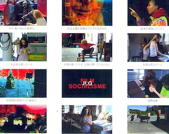 Film Socialisme | French Cinema, Jean-Luc Godard | 2010 original print | Japanese chirashi film flyer