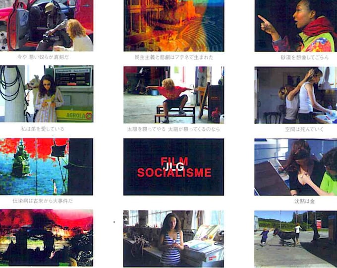 Film Socialisme | French Cinema, Jean-Luc Godard | 2010 original print | Japanese chirashi film flyer