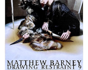 Drawing Restraint 9 | Art Cinema, Matthew Barney, Björk | 2005 original print | Japanese chirashi film flyer
