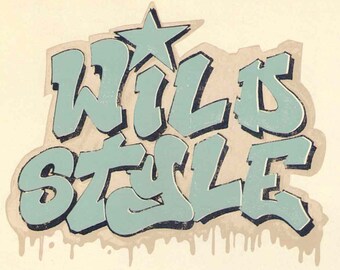 Wild Style (C) | Cult Classic 80s Hip Hop Movie | 2015 print | Japanese chirashi film flyer