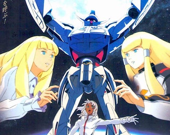 Mobile Suit Turn A Gundam | Classic Anime Series | 2002 original print | Japanese chirashi film poster