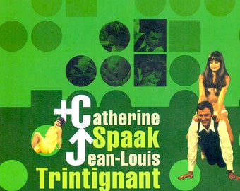 The Libertine (A) | 60s Italian Classic, Catherine Spaak, Jean-Louis Trintignant | 2000 print | Japanese chirashi film flyer