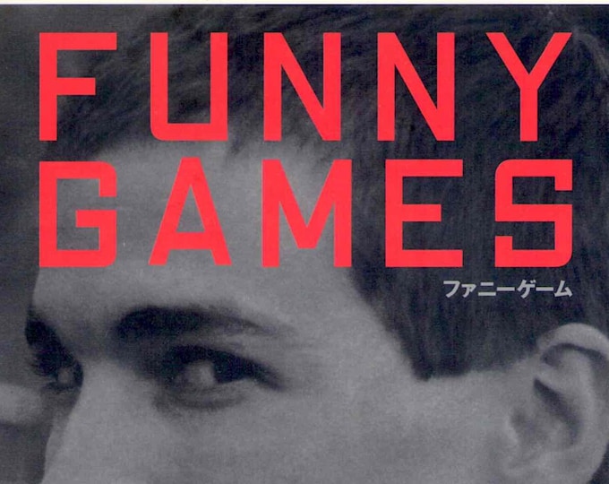 Funny Games | 90s Cult European Cinema, Michael Haneke | 2001 original print | Japanese chirashi film flyer