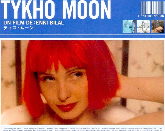 Tykho Moon | 90s French Sci-fi, Julie Delpy | 1997 original print | vintage Japanese chirashi film flyer