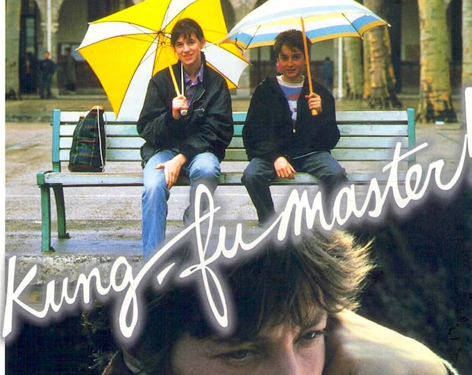 Kung-fu Master (A) | 80s French Cinema, Agnes Varda, Jane Birkin | 1990 original print | vintage Japanese chirashi film flyer