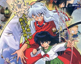 InuYasha The Movie 1 | Classic Anime, Rumiko Takahashi | 2001 original print | Japanese chirashi film flyer