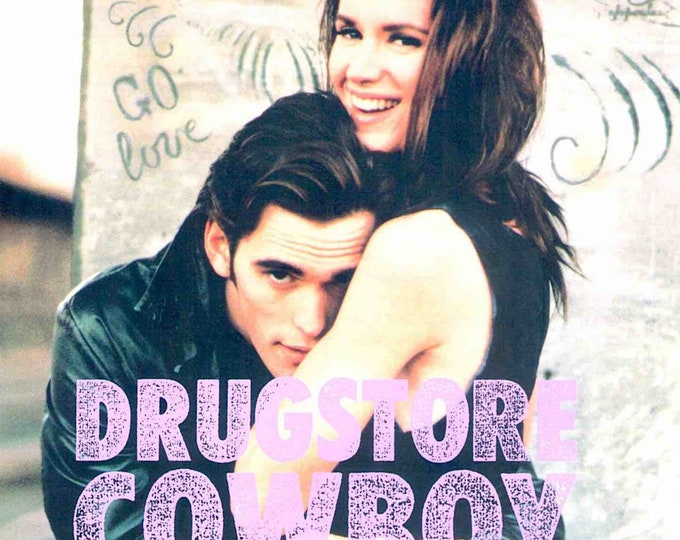 Drugstore Cowboy | 80s Cult Classic, Matt Dillon, Kelly Lynch | 1990 original print | vintage Japanese chirashi film flyer