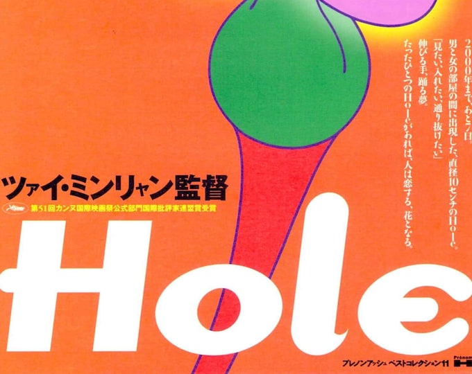 The Hole | Taiwan Cinema, Tsai Ming-liang | 1999 original print | vintage Japanese chirashi film flyer