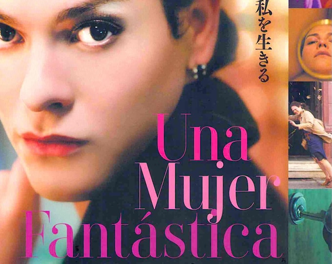 A Fantastic Woman | Chilean Cinema, Daniela Vega, Sebastian Lelio | 2018 original print | Japanese chirashi film flyer
