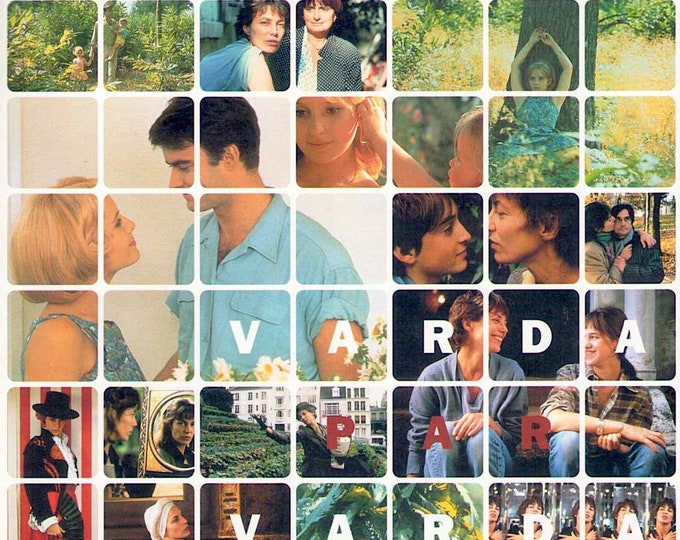 Featured listing image: Varda Par Varda: Retrospective | 60s-90s French Cinema, Agnes Varda | 1997 original print | vintage Japanese chirashi film poster
