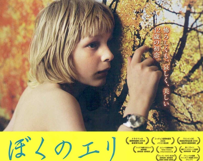 Let the Right One In | Swedish Cinema, Tomas Alfredson | 2010 original print | Japanese chirashi film flyer