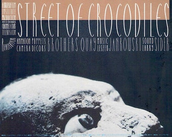 Street of Crocodiles (C) | 80s British Animation Classic, Brothers Quay | 1999 print | vintage Japanese chirashi film flyer