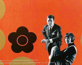 Quant | British Cinema, Mary Quant Documentary, Sadie Frost |  2022 original print | Japanese chirashi film poster